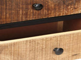 Sideboard 85x30x80 cm Rough Mango Wood 320486