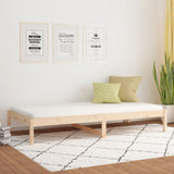 Day Bed Natural Wood Solid pine wood 90x200 cm Day Bed 820412