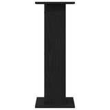 Plant Stand 2 pcs Black Oak 30 x 30 x 80 cm Engineered wood 3345111