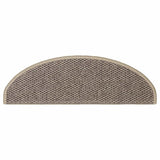 Stair Mats Self-adhesive Sisal-Look 30 pcs 65x21x4 cm Dark Beige 3365878