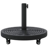Parasol Base Art Deco Black 45 x 39.5 cm Iron 42002568