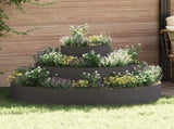 Garden Planter Black 120 x 120 x 20 cm Cold-rolled Steel 873655