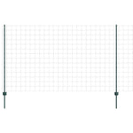 Fence with Posts Green 1.4 x 10 m Steel 3336001