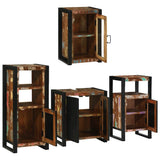 Bathroom Furniture Set 4 pcs Multicolour Solid Reclaimed Wood 3305697