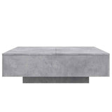 Coffee Table Concrete Grey 100x100x31 cm Engineered Wood 836598