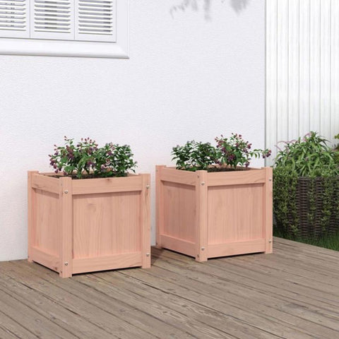 Garden Planters 2 pcs Solid Wood Douglas 837411