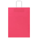Paper Bags 250 pcs with Handles Pink 32x17x44 cm 4101902