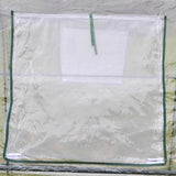 Greenhouse Transparent PVC, Powder-Coated Steel Large Portable 40785