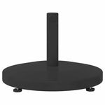 Outdoor Umbrella Base Black 48 x 48 x 32 cm Steel, Concrete 42010011