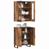 Highboard 2 pcs Old wood Engineered wood 3394521