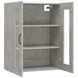 Hanging Wall Cabinet Concrete Grey 69.5x34x90 cm 812289