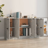 Sideboards 3 pcs Concrete Grey Engineered Wood 3115847