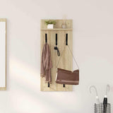 Wall-Mounted Coat Rack with Shelf Sonoma Oak 40 x 10 x 90 cm 874453