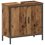 Bathroom Furniture Set with Storage 2 pcs Brown 60 x 30 x 60 cm 3332515