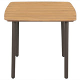 Dining Set Grey Solid acacia wood Medium Stackable Dining Set 3072483