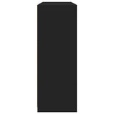 Sideboards with LED Lights 3 pcs Black Engineered Wood 3209108