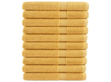 Premium Towels "SOLUND" 10 pcs Gold 100x200 cm 600 gsm 137295
