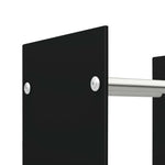 Firewood Rack Black 40x35x60 cm Glass 282829