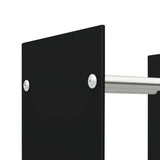 Firewood Rack Black 40x35x60 cm Glass 282829
