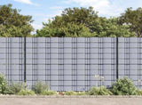 Garden Privacy Screen PVC 70x0.19 m Light Grey 41619