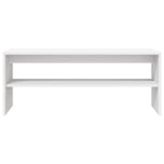 ZNTS TV Cabinet White 100x40x40 cm Engineered Wood 859118