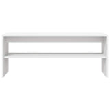 ZNTS TV Cabinet White 100x40x40 cm Engineered Wood 859118