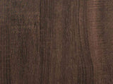 TV Cabinet with LED Brown Oak 140 x 34 x 40 cm Engineered Wood 3418707