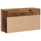 Shoe Bench Old Wood 80x30x45 cm Engineered Wood 856756