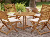Table Top 70x70x2.5 cm Octagonal Solid Wood Teak 366665