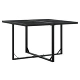 Garden Dining Set Black 3295033