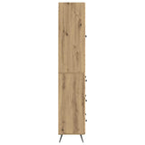 Cabinet Set 2 pcs Artisan Oak 66 x 34.5 x 90 cm Engineered Wood 3416888