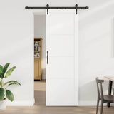 Sliding Door Manual ORKDAL White 78 x 232 cm Solid pine wood 3333783
