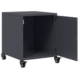 Bedside Cabinet Anthracite 36x39x43.5 cm Steel 846618