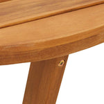 Garden Side Table Round 70x75 cm Solid Wood Acacia 4108133