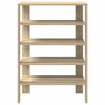 ZNTS Shoe Rack Sonoma Oak 61x32x87.5 cm Engineered Wood 859853