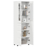Highboard FLORIN White 60 x 35 x 182 cm Engineered Wood 3397914