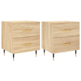 Bedside Cabinets 2 pcs Sonoma Oak 40x35x47.5 cm Engineered Wood 827267