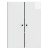 Wall-Mounted Cabinet High Gloss White 66 x 34.5 x 90 cm 899079