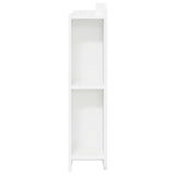 Headboard Cabinet with Storage White Engineered Wood 8001219