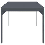 Outdoor Dinner Table Folding Anthracite 210 x 90 x 73 cm Steel 3381205