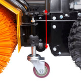 Multifunctional Petrol-powered Snow Plough/Sweeper Set 6.5HP 141978