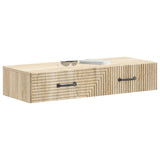 Wall-Mounted Side Table Sonoma Oak 87.5 x 34.5 x 17 cm 898667