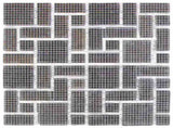Mosaic Tiles Grey 30 x 30 cm Marble 42033526