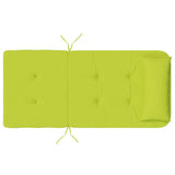 Chair Cushions Plain 2 pcs Bright Green 58 x 77 x 4.5 cm 361841