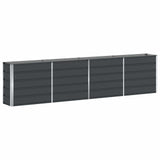 Planter Anthracite 320 x 40 x 75 cm Steel 42018191