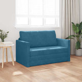 Sofa Bed Blue 124 x 204 x 61 cm Velvet 4106701