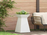 Pillar Planter 2 pcs White 35 x 35 x 73 cm 873841