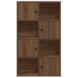 Bookcase Brown Oak 60x24x101.5 cm Engineered Wood 860397