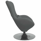 Egg Chair Dark Grey 63 x 73 x 90 cm Fabric 42002737