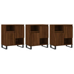 Sideboards 3 pcs Brown Oak Engineered Wood 3190164